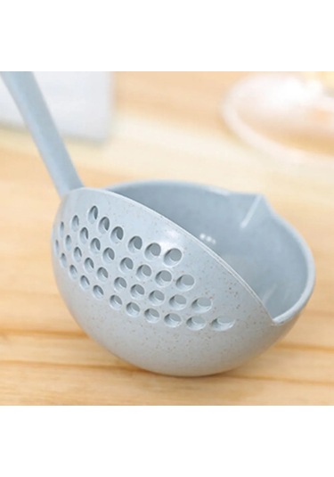 Fosenze Eşsiz Yeşil Çorba Kaşığı - Geri Kullanılabilir, Çevre Dost Malzeme, Asa Desenli Ve Filtre Özelliği İle Dayanıklı Pembe