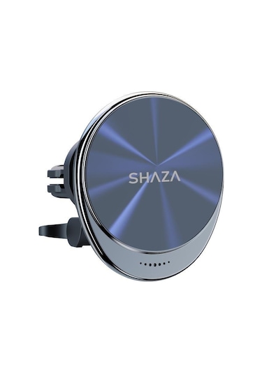 Shaza Sf5503 Magsafe Uyumlu 15w Kablosuz Şarj 2in1 Araç İçi Telefon Tutucu