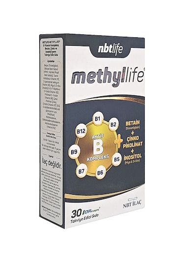 Nbtlife Methyllife Takviye Edici Gıda 30 Kapsül