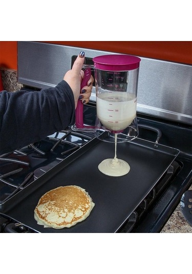 Pazly Yüksek Kaliteli Hamur Dağıtıcı Krem Speratator Fincan Kek Krep Kurabiye Muffin Pişirme Araçları 900ml Diğer