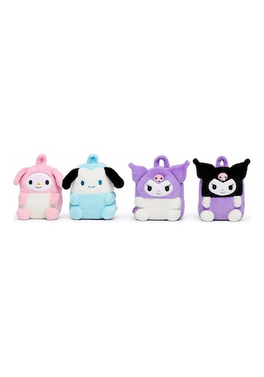 Peluş Kuromi My Melody Ve Cinnamoroll Sırt Çantası
