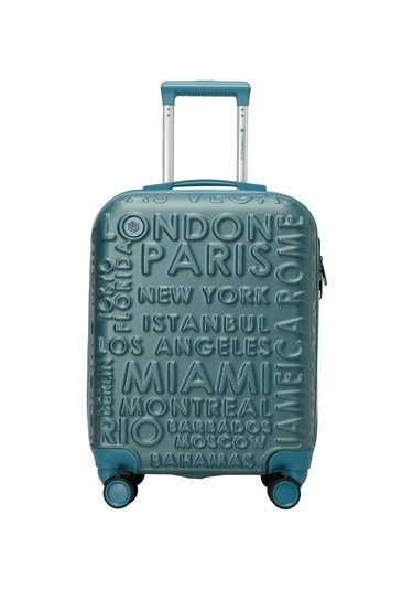 Lumberjack Lugano -k Abs 5fx Mavi Unisex Küçük Boy Valiz 000000000101972756 Mavi