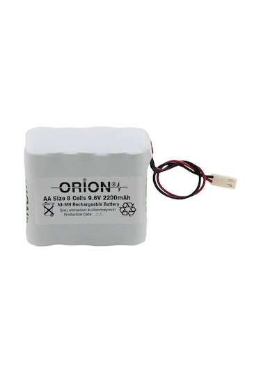 Orion 9.6V Aa 2200Mah Ni-Mh Konnektörlü Şarjlı Pil