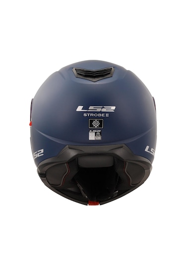 Ls2 Strobe 2 Çene Açılır Motosiklet Kaskı Mat Mavi