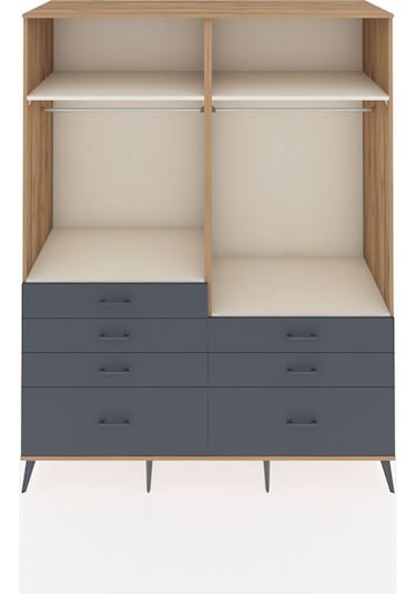 Kronos Gardrop 4 Raflı 7 Çekmeceli 2 Askılı 176x59x221 Çam-aytaşı/antrasit Aytaşı/antrasit Kronos Gardrop 4 Raflı 7 Çekmeceli 2 Askılı 176x59x221 Çam-aytaşı/antrasit Aytaşı/antrasit