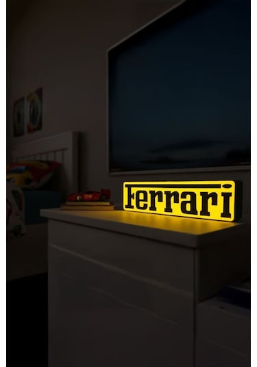 Ferrari Tasarımlı Dekoratif Aydınlatma Çok Renkli