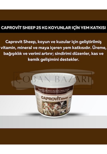 Royal İlaç Royal Caprovit Sheep 25 Kg
