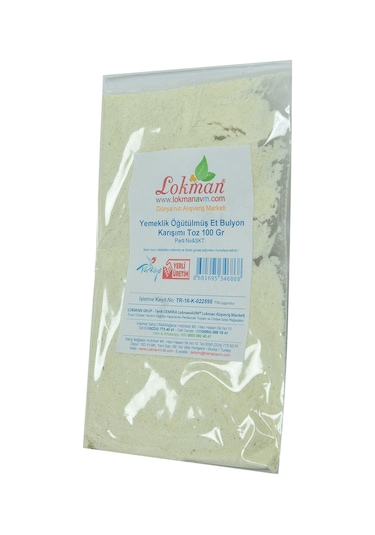 Lokman Avm Yemeklik Öğütülmüş Et Bulyon Karışımı 100 G