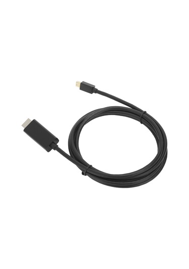 Mufunye Mini Dp'den Hdmı'ye Erkek-erkek Dönüştürücü Kablosu, 4k Ultra Hd Destekli, 1.83m, Siyah, Ses-video Aktarımı, Plug & Play, Projeksiyon Ve Tv Uyumlu