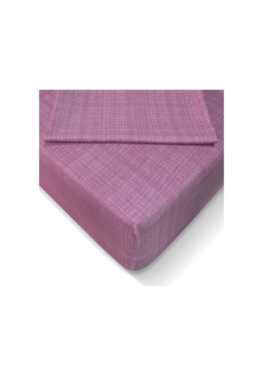 Alla Turca Ranforce 160x200 Cm Lastikli Çarşaf Seti - Gül Kurusu