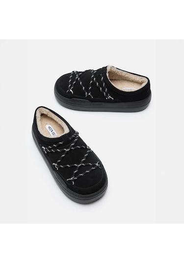 N001 Black Bot Erkek 80d2470210-n001 Moon Boot Mb Park Slıpper Black Siyah