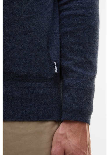 Barbour Waterbury Half Zip Kazak Ny91 Navy Lacivert