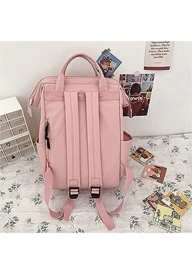 Zaoshanghao Aksesuarlı Sevimli Öğrenci Okul Sırt Çantası Syhjn5 Mor