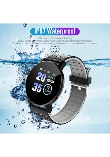 Lemestar 1.3" Ip68 Su Geçirmez Renkli Akıllı Saat (İthalatçı Garantili)