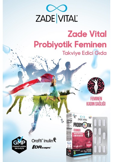 Zade Vital Probiotics Feminen 30 Kapsül Probiyotik