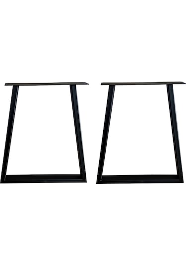 Metal Ayak Ahşap Masif Kütük Bank Sehpa Ayağı