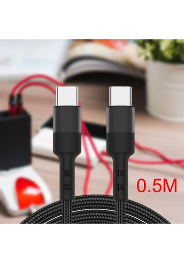 Suntek USB C Veri Kablosu 3.8 MM 50 CM