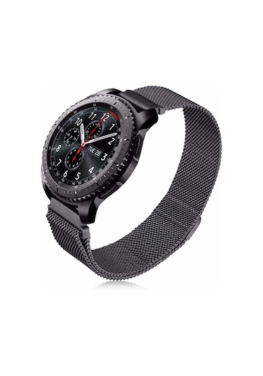 Galaxy Watch 42mm 20mm Uyumlu Krd-12 Metal Cppl Kordon-gold
