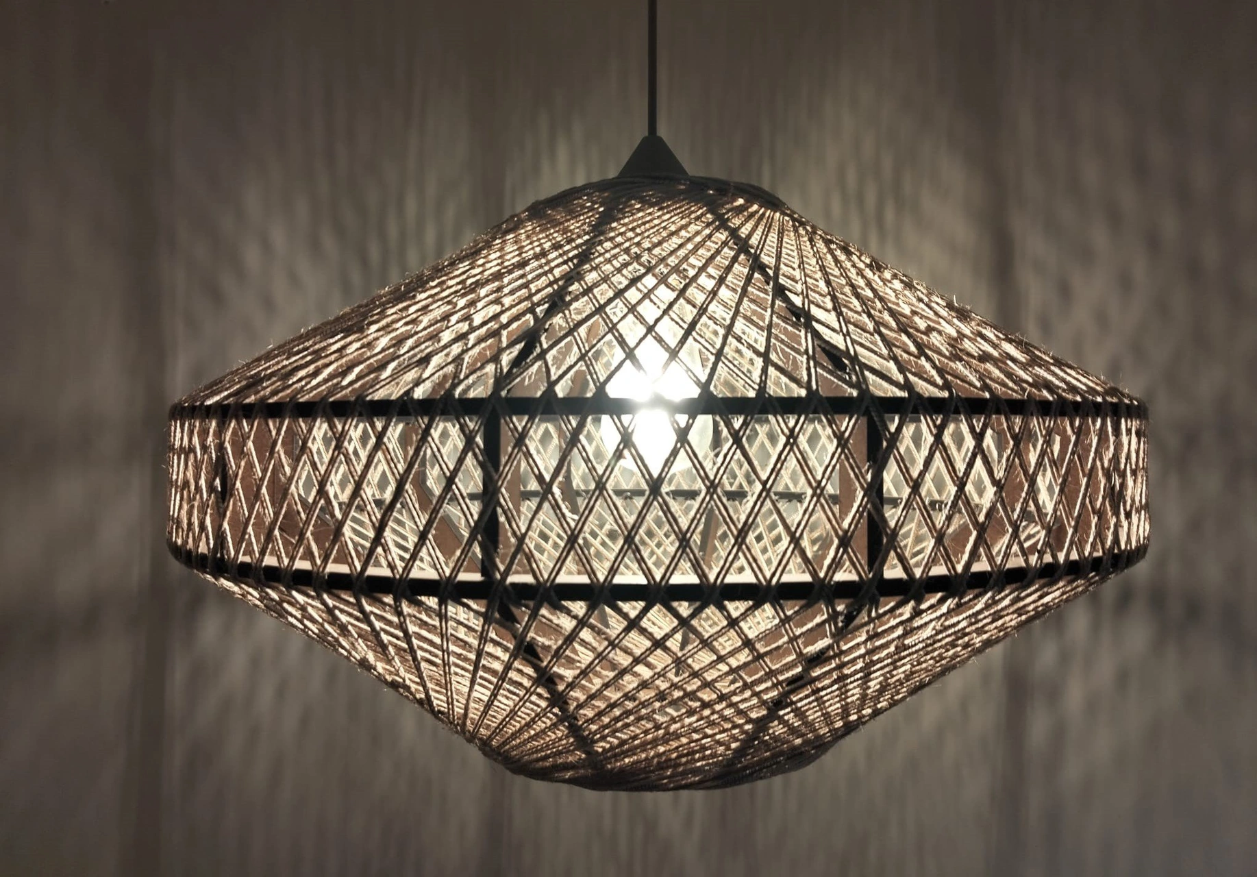 Lumiart Ohem,rustik,modern,jüt,doğal,el Yapımı Sarkıt Avize Renkli