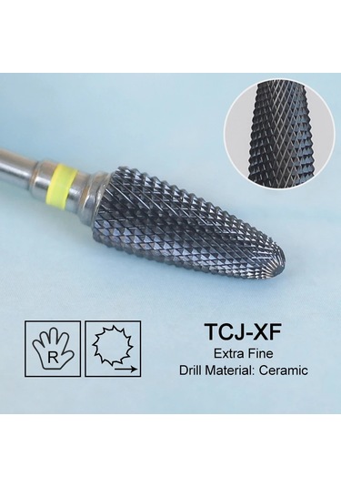 Seramik Freze Kesici Alev Karbür Tırnak Matkap Uçları Pembe Jel Sökücü Elektrikli Makine Matkaplar Parlatma Soyma Çivi Sanat Araçları Plum