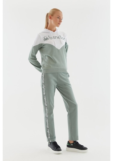 United Colors Of Benetton Kadın Sweatshirt Bnt-w20708 Mint United Colors Of Benetton Kadın Sweatshirt Bnt-w20708 Mint
