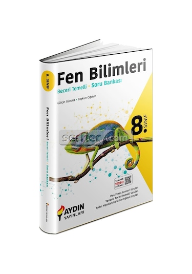 8. Sınıf Fen Bilimleri Beceri Temelli Soru Bankası -  Aydın Yayınları