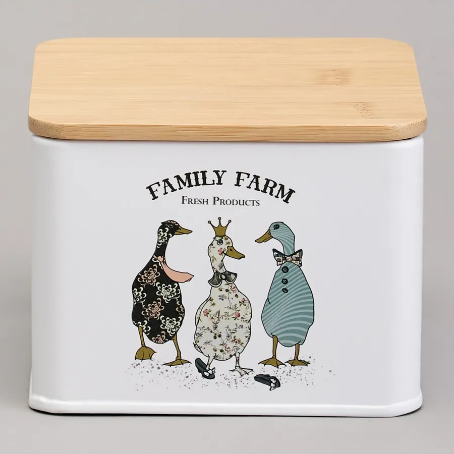 Agness Family Farm 800 Ml Kapaklı Metal Çay Kavanozu 326887458