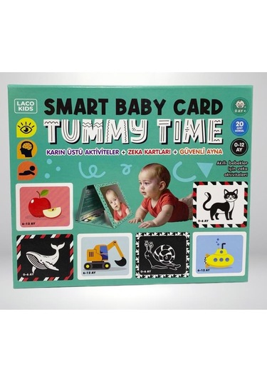 Laço Kids Smart Babay Card Tummy Time Lc0173
