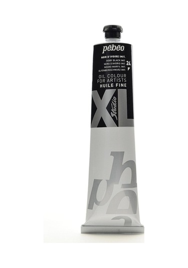 Pebeo Huile Fine XL 200 ML Yağlı Boya 24 - Ivory Black