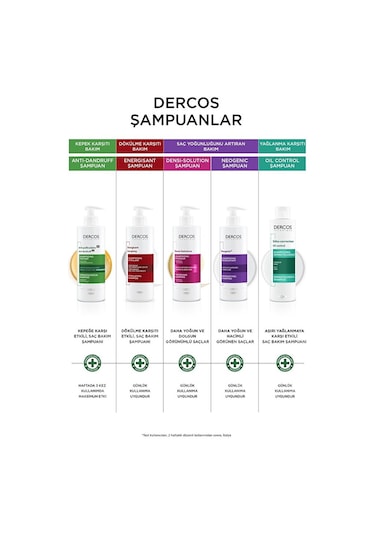 Dercos Energisant Shampoo - Dökülme Karşıtı Bakım Şampuanı 400ml