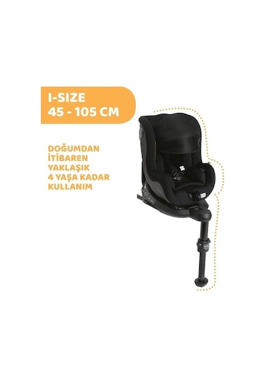 Chicco Seat2fıt Air I-size Oto Koltuğu Gr.0+/1, Siyah