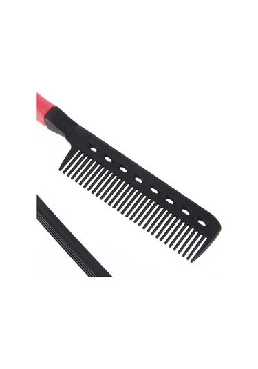 Monja V Tipi Doğrultma Tarak Saç Düzleştirici Fırça Pro Salon Saç Kesimi Dıy Berber Şekillendirici Araçları Anti-statik Tarak Fırça