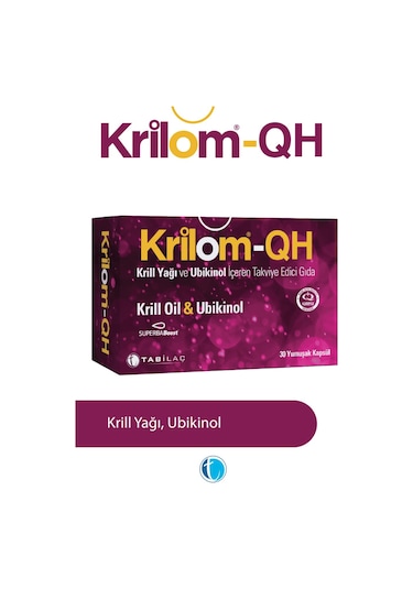 Krilom-QH Krill Oil & Ubikinol 30 Yumuşak Kapsül