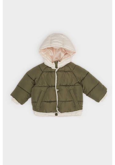 Defacto Erkek Bebek Su Geçirmez Çok Renkli Cepli Şişme Mont C3462a525aukh82 Haki