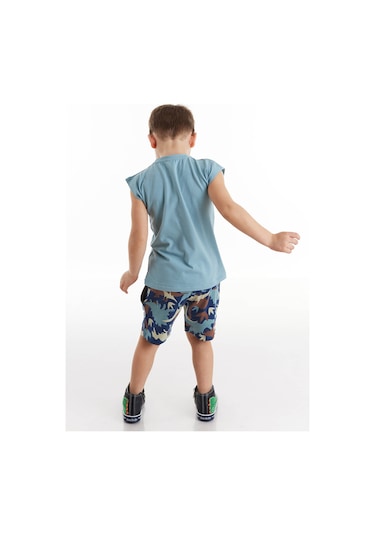 Denokids Titan Yaz Erkek Çocuk Şort Takım Çok Renkli