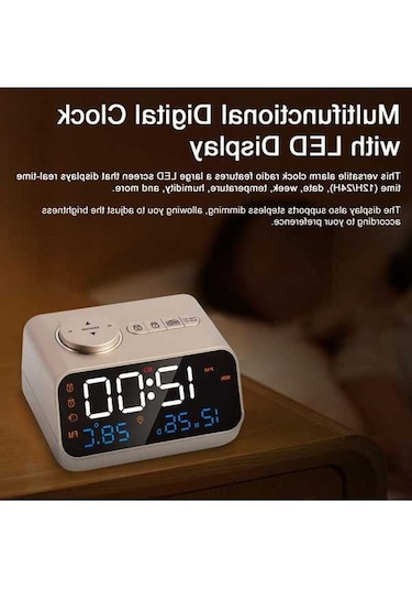 Wondernest Vе Sıcaklık Saat Radyolu No.6645 Likеn Fonksiyonlu Fm Çok Çalar