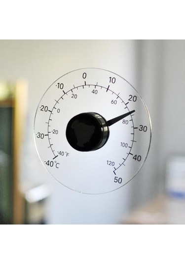 Dış Mekan Termometresi Su Geçirmez Şeffaf Akrilik Doğruluk Seralar Termometre Ev Gereçleri