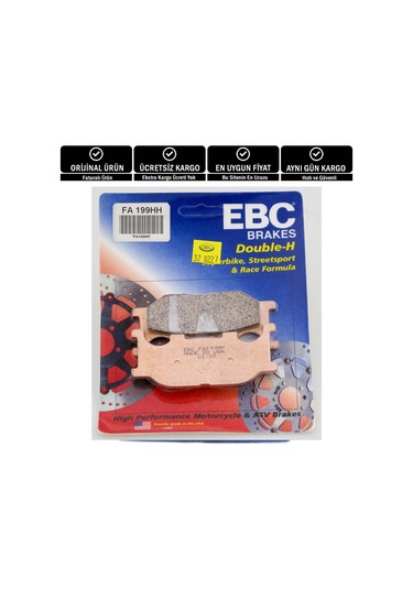 Ebc Fa199Hh Sinterli Balata Fz6. Mt03. Majesty 400. Xj6 Diversion