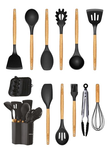 Dimarco Isıya Dayanıklı Yanmaz Yapışmaz Silikon Spatula Seti