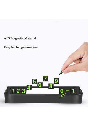 3 Adet Araç Park Numaratör Telefon Numaratörü Aç Kapa Sistemi