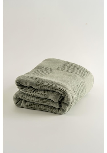 Soley Serenity %100 Pamuk 200 X 220 Cm Çift Kişilik Pike Yeşil