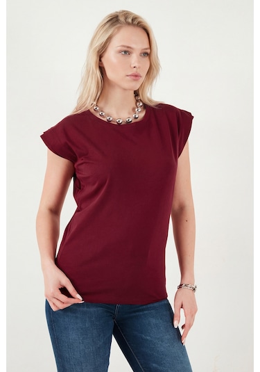 Lela Bayan T Shirt 5864019 Bordo Bordo