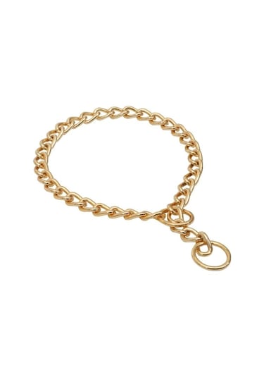 Doggie Altın Rengi Zincir Boğmalı Tasma 3.5x55 55 CM