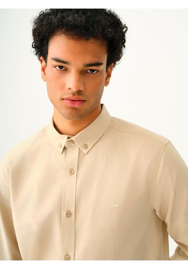 Loft Erkek Gömlek Lf2037403 Bej