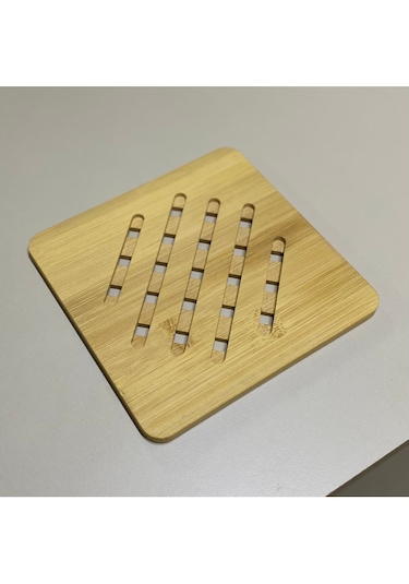 Bambu Nihale Tencere Ve Çaydanlık Altlığı Açık Sarı