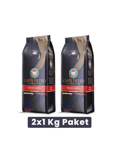 Mare Mosso Caffe Filtro Clasico Taze Kavrulmuş Klasik Filtre Kahve 2 x 1 KG
