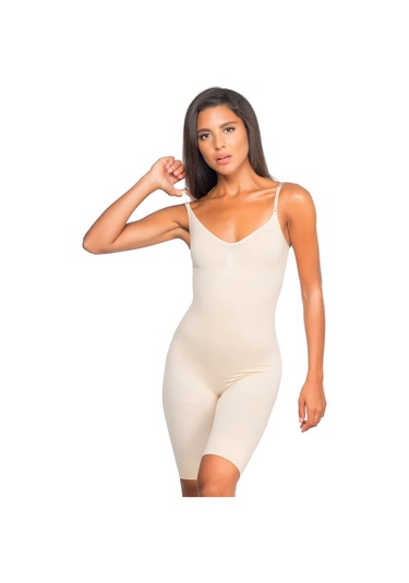 Pastimore Tam Boy Paçalı Ten Korse Ten