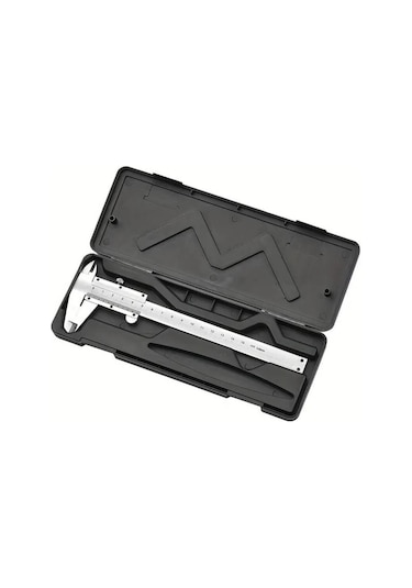 150mm / 0.02mm Paslanmaz Çelik Mekanik Kumpas - Sürgülü Manuel Kumpas