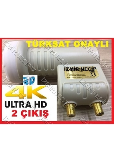 Bağımsız 2 Çıkış Hd 4K 3D Twin Çiftli 2 Li Lnb İkili Elenbi