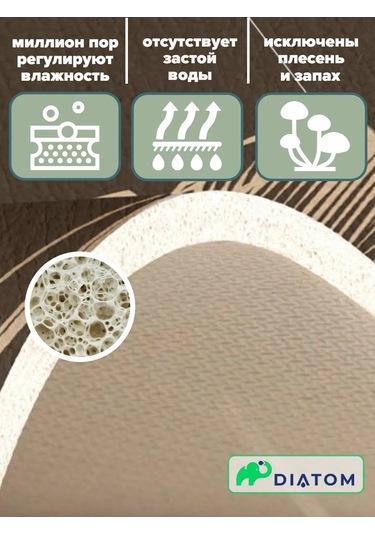 Diatom 40 50 Cm Emici Bulaşık Kurutma Matı. 201058313 Turkuaz